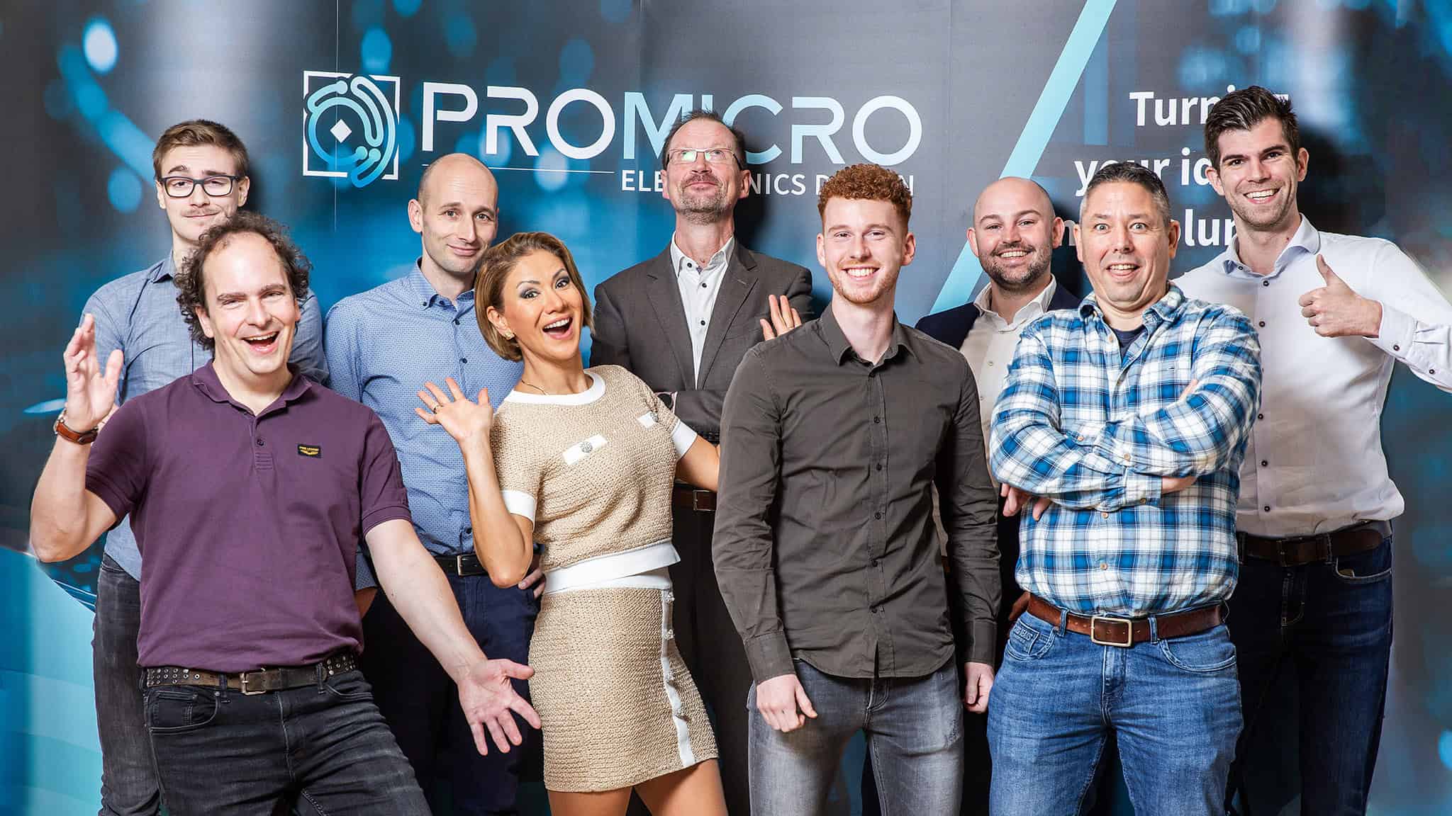 Groep foto grappig bewerkt