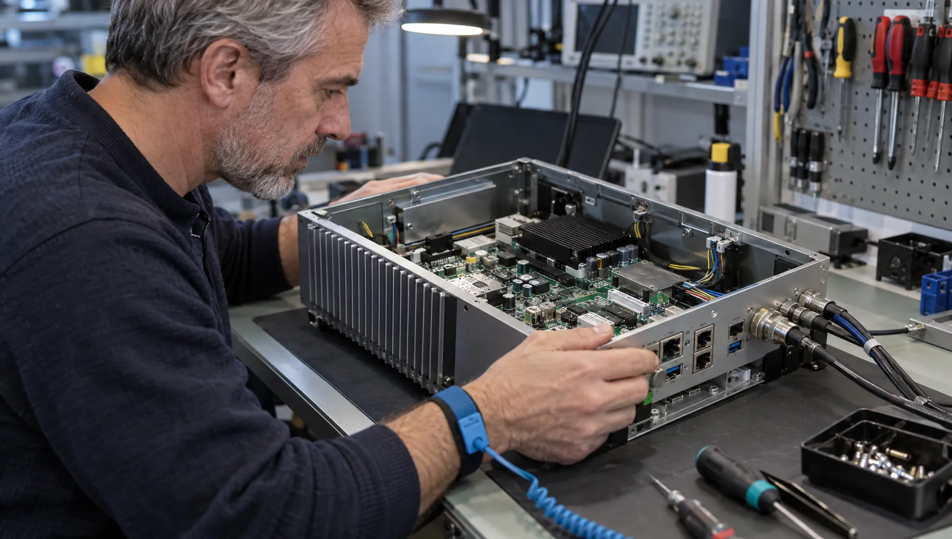 ESD protection for a printed circuit board in an industrial computer - Main Image