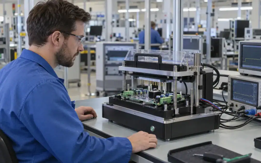 How to design a printed PCB board for automated testing